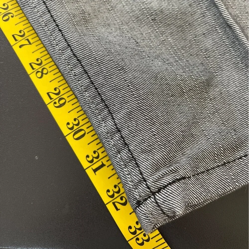 Vintage Y2K Red Ape Men Jeans Size 36 Gray Embroidered Denim Streetwear Skater